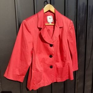 SANDRA DARREN BLAZER CORAL